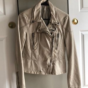 Free People faux leather jacket
